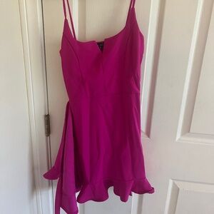 Blue Blush hot pink mini dress